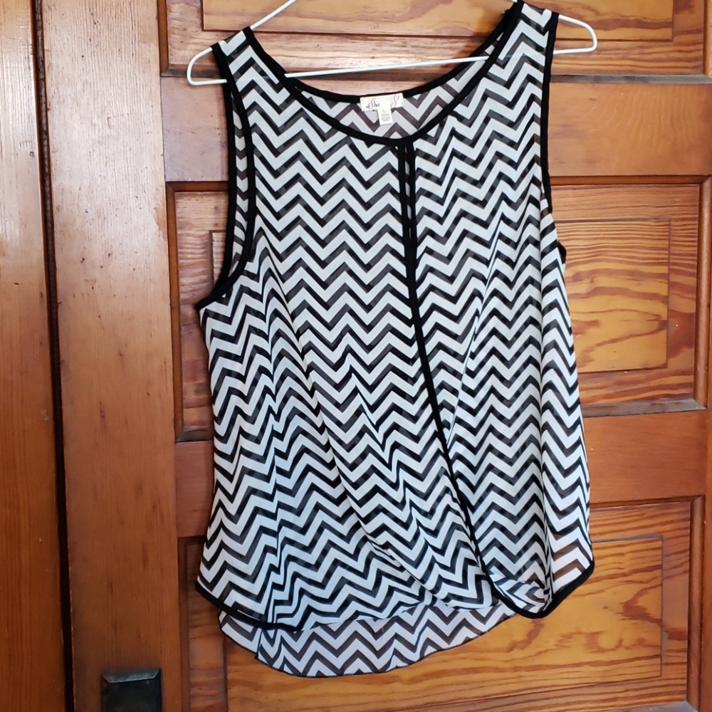 L8ter sheer tank top
